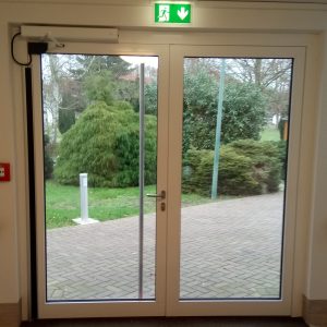 Drehtürantrieb Innenansicht